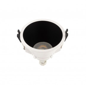 DK3026-WB Встраиваемый светильник, IP 20, 10 Вт, GU5.3, LED, белый/черный, пластик в Шадринске - shadrinsk.ok-mebel.com | фото 2