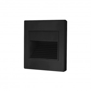 DK3050-BK Светильник встраиваемый в стену, IP 20, LED 3000, 1 Вт, черный пластик в Шадринске - shadrinsk.ok-mebel.com | фото