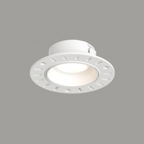 DK3055-WH Встраиваемый светильник, IP 20, 10 Вт, GU5.3, LED, белый, пластик в Шадринске - shadrinsk.ok-mebel.com | фото