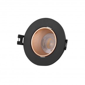 DK3061-BBR Встраиваемый светильник, IP 20, 10 Вт, GU5.3, LED, черный/бронзовый, пластик в Шадринске - shadrinsk.ok-mebel.com | фото