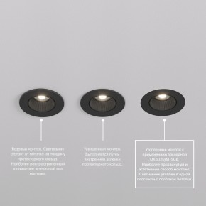 DK3061-BBR Встраиваемый светильник, IP 20, 10 Вт, GU5.3, LED, черный/бронзовый, пластик в Шадринске - shadrinsk.ok-mebel.com | фото 4