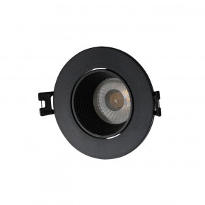 DK3061-BK Встраиваемый светильник, IP 20, 10 Вт, GU5.3, LED, черный/черный, пластик в Шадринске - shadrinsk.ok-mebel.com | фото