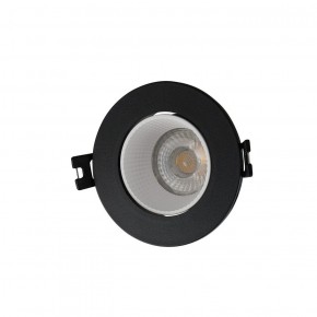 DK3061-BK+WH Встраиваемый светильник, IP 20, 10 Вт, GU5.3, LED, черный/белый, пластик в Шадринске - shadrinsk.ok-mebel.com | фото