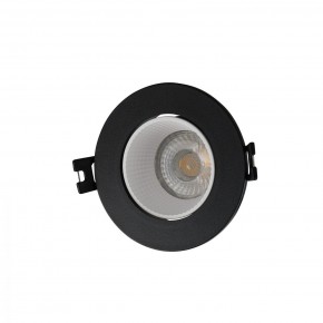 DK3061-BK+WH Встраиваемый светильник, IP 20, 10 Вт, GU5.3, LED, черный/белый, пластик в Шадринске - shadrinsk.ok-mebel.com | фото