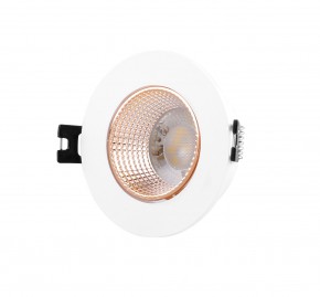 DK3061-WBR Встраиваемый светильник, IP 20, 10 Вт, GU5.3, LED, белый/бронзовый, пластик в Шадринске - shadrinsk.ok-mebel.com | фото