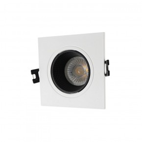 DK3071-WH+BK Встраиваемый светильник, IP 20, 10 Вт, GU5.3, LED, белый/черный, пластик в Шадринске - shadrinsk.ok-mebel.com | фото