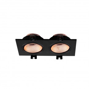 DK3072-BBR Встраиваемый светильник, IP 20, 10 Вт, GU5.3, LED, черный/бронзовый, пластик в Шадринске - shadrinsk.ok-mebel.com | фото 2