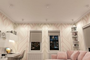 DK3090-WH+CH Светильник накладной IP 20, 10 Вт, GU5.3, LED, белый/хром, пластик в Шадринске - shadrinsk.ok-mebel.com | фото 2