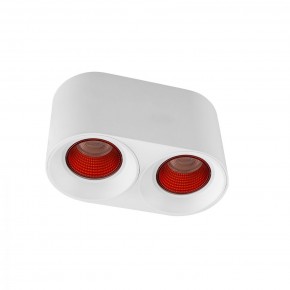 DK3096-WH+RD Светильник накладной IP 20, 10 Вт, GU5.3, LED, белый/красный, пластик в Шадринске - shadrinsk.ok-mebel.com | фото