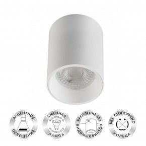 DK3110-WH Светильник накладной IP 20, 10 Вт, GU5.3, LED, белый, пластик в Шадринске - shadrinsk.ok-mebel.com | фото