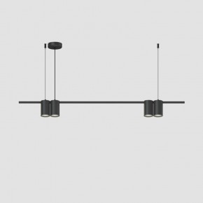 DK4061-BK Подвесной светильник ORBIT, IP20, 4xGU10 LED до 15 Вт, черный матовый, алюминий в Шадринске - shadrinsk.ok-mebel.com | фото
