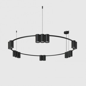 DK4067-BK Подвесной светильник ORBIT, IP20, 15xGU10 LED до 15 Вт, черный матовый, алюминий в Шадринске - shadrinsk.ok-mebel.com | фото 2