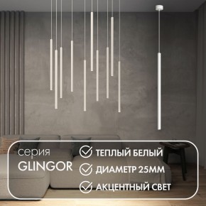 DK4303-WH Подвесной светильник со встроенным светодиодом, 5W, IP 20, 3000K, белый, алюминий в Шадринске - shadrinsk.ok-mebel.com | фото 3