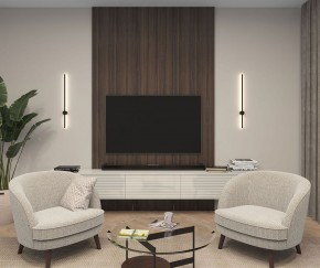 DK5012-BK Бра 800 мм, 3000К, IP20, 7 Вт, черный, алюминий в Шадринске - shadrinsk.ok-mebel.com | фото 5