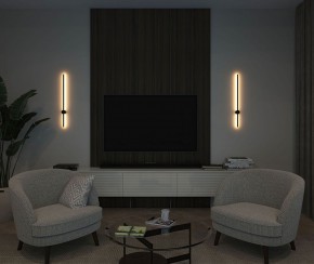 DK5012-BK Бра 800 мм, 3000К, IP20, 7 Вт, черный, алюминий в Шадринске - shadrinsk.ok-mebel.com | фото 6