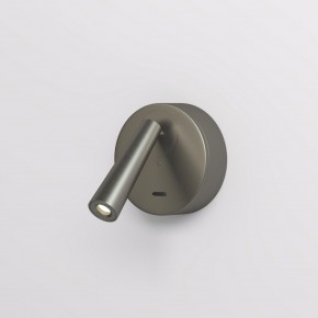 DK5072-DN Бра SHINE WALL со светодиодом, D104*H68, IP20, 3000К, 3W, RA?90, темный никель, алюминий в Шадринске - shadrinsk.ok-mebel.com | фото