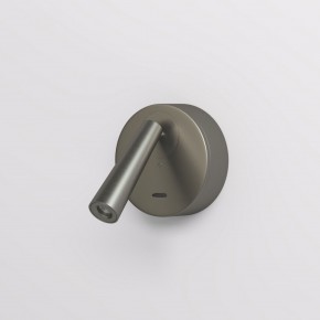 DK5072-DN Бра SHINE WALL со светодиодом, D104*H68, IP20, 3000К, 3W, RA?90, темный никель, алюминий в Шадринске - shadrinsk.ok-mebel.com | фото 2