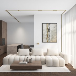 DK5072-SB Бра SHINE WALL со светодиодом, D104*H68, IP20, 3000К, 3W, RA?90, сатинированная латунь, алюминий в Шадринске - shadrinsk.ok-mebel.com | фото 6