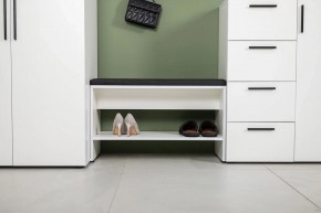 ЭЙР прихожая (модульная) Белый Шагрень в Шадринске - shadrinsk.ok-mebel.com | фото 23