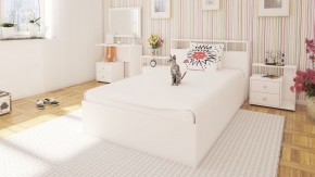 Камелия Кровать 1200, цвет белый, ШхГхВ 123,5х217х78,2 см., сп.м. 1200х2000 мм., без матраса, основание есть в Шадринске - shadrinsk.ok-mebel.com | фото 4