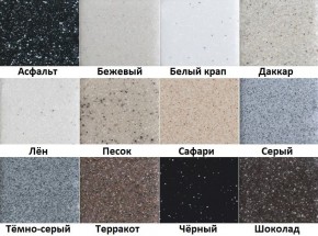 Каменная мойка ULSTONE U-210 (505х465) в Шадринске - shadrinsk.ok-mebel.com | фото 4