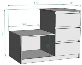 Комод Мальта K207 в Шадринске - shadrinsk.ok-mebel.com | фото 2