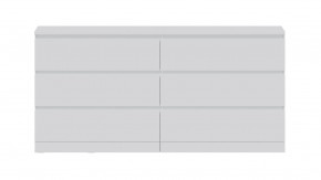 Комод Варма 6Д большой с шестью выдвижными ящиками, цвет белый в Шадринске - shadrinsk.ok-mebel.com | фото 2