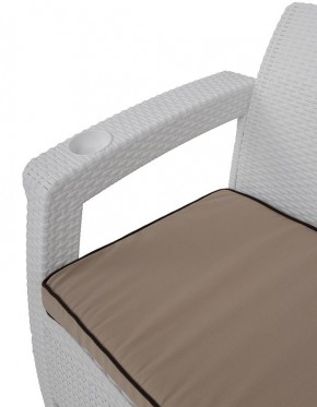 Комплект уличной мебели Yalta Premium Terrace Set (Ялта) белый (+подушки под спину) в Шадринске - shadrinsk.ok-mebel.com | фото 5