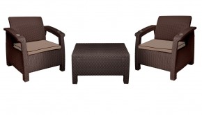 Комплект уличной мебели Yalta Premium Terrace Set (Ялта) шоколадый (+подушки под спину) в Шадринске - shadrinsk.ok-mebel.com | фото 8
