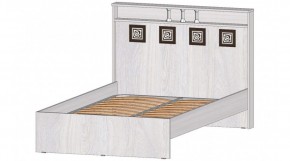 КОСТА-РИКА Кровать 1200 с основанием (анкор светлый) в Шадринске - shadrinsk.ok-mebel.com | фото