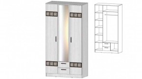 КОСТА-РИКА Шкаф 3-х створчатый (анкор светлый) в Шадринске - shadrinsk.ok-mebel.com | фото