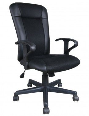 Кресло BRABIX "Optima MG-370" (экокожа/ткань, черное) 531580 в Шадринске - shadrinsk.ok-mebel.com | фото