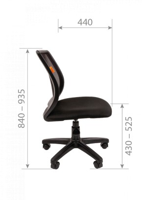 Кресло для оператора CHAIRMAN 699 Б/Л (ткань стандарт/сетка TW-01) в Шадринске - shadrinsk.ok-mebel.com | фото 7