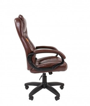 Кресло для руководителя  CHAIRMAN 432 (Экокожа коричневая) в Шадринске - shadrinsk.ok-mebel.com | фото 3