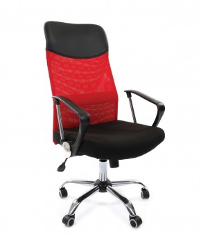 Кресло для руководителя CHAIRMAN 610 N (15-21 черный/сетка красный) в Шадринске - shadrinsk.ok-mebel.com | фото 1