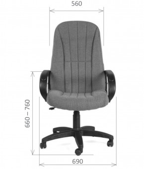 Кресло для руководителя  CHAIRMAN 685 СТ (ткань стандарт 10-356 черная) в Шадринске - shadrinsk.ok-mebel.com | фото 5