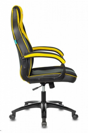 Кресло игровое Бюрократ VIKING 2 AERO YELLOW черный/желтый в Шадринске - shadrinsk.ok-mebel.com | фото 3