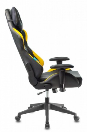 Кресло игровое Бюрократ VIKING 5 AERO YELLOW черный/желтый в Шадринске - shadrinsk.ok-mebel.com | фото 2