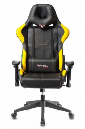 Кресло игровое Бюрократ VIKING 5 AERO YELLOW черный/желтый в Шадринске - shadrinsk.ok-mebel.com | фото 3