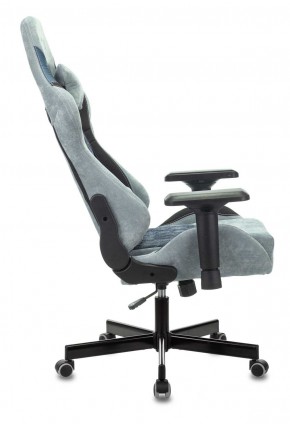 Кресло игровое Бюрократ VIKING 7 KNIGHT BL FABRIC синий в Шадринске - shadrinsk.ok-mebel.com | фото 2
