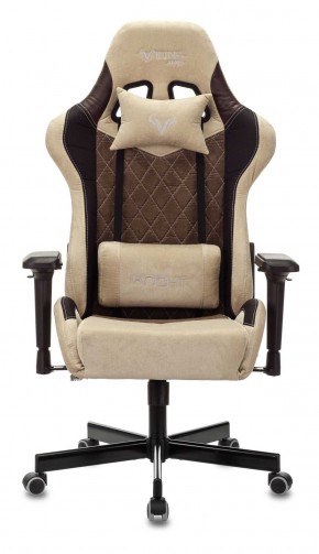 Кресло игровое Бюрократ VIKING 7 KNIGHT BR FABRIC коричневый/бежевый в Шадринске - shadrinsk.ok-mebel.com | фото 3