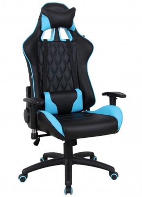 Кресло компьютерное BRABIX "GT Master GM-110" (черное/голубое) 531928 в Шадринске - shadrinsk.ok-mebel.com | фото
