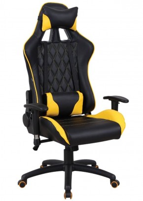 Кресло компьютерное BRABIX "GT Master GM-110" (черное/желтое) 531927 в Шадринске - shadrinsk.ok-mebel.com | фото