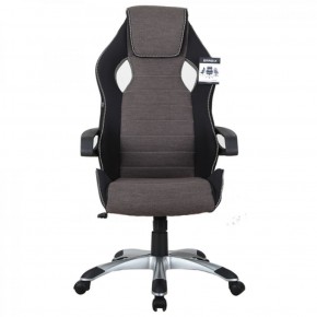 Кресло компьютерное BRABIX Techno GM-002 (ткань) черное/серое, вставки белые (531815) в Шадринске - shadrinsk.ok-mebel.com | фото 3