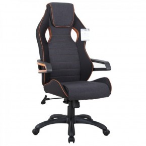 Кресло компьютерное BRABIX Techno Pro GM-003 (ткань черное/серое, вставки оранжевые) 531813 в Шадринске - shadrinsk.ok-mebel.com | фото