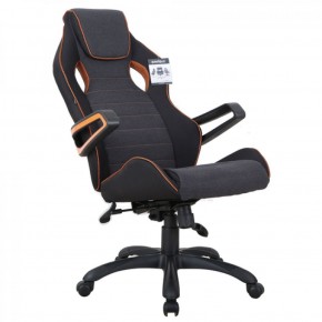 Кресло компьютерное BRABIX Techno Pro GM-003 (ткань черное/серое, вставки оранжевые) 531813 в Шадринске - shadrinsk.ok-mebel.com | фото 8