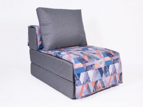 Кресло-кровать бескаркасное Харви (серый-сноу деним) в Шадринске - shadrinsk.ok-mebel.com | фото 1