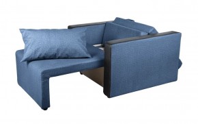Кресло-кровать Милена с подлокотниками (синий) Велюр в Шадринске - shadrinsk.ok-mebel.com | фото 2