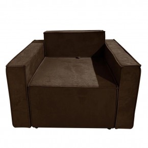 Кресло-кровать Принц КК1-ВК (велюр коричневый) в Шадринске - shadrinsk.ok-mebel.com | фото 1