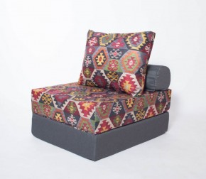 Кресло-кровать-пуф бескаркасное Прайм (мехико серый-графит) в Шадринске - shadrinsk.ok-mebel.com | фото 2